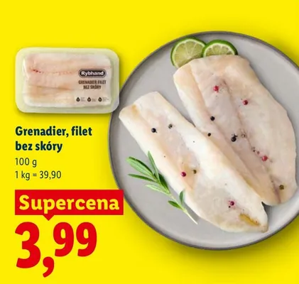 Grenadier, filet bez skóry promocja w Lidl
