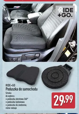 Poduszka do samochodu lędźwiowa RIDE+GO promocja w Aldi