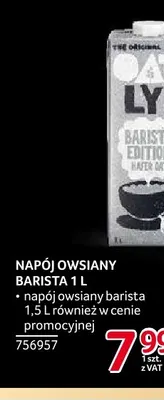 Napój owsiany Barista Oatly promocja w Selgros