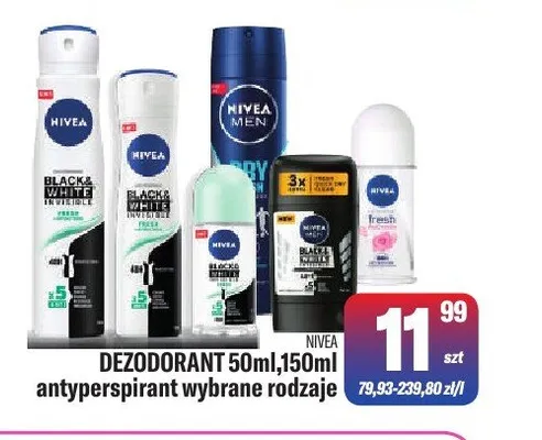 Dezodorant Nivea promocja w Tomi Markt