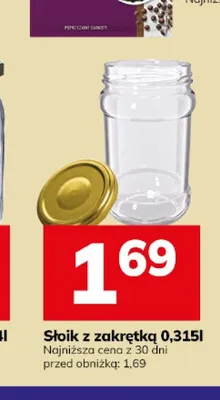 Słoik z zakrętką 0,315 l promocja w Hitpol