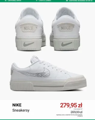 Sneakersy Nike promocja w Deichmann