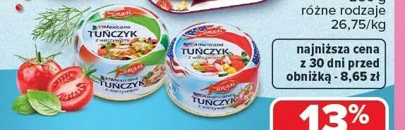 Sałatka z tuńczykiem Graal promocja w Carrefour