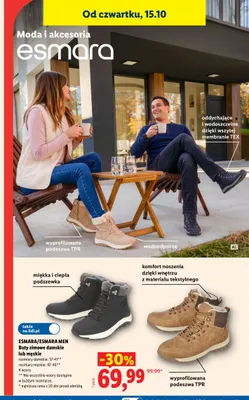 Buty zimowe męskie promocja w Lidl