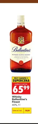 Whisky Ballantine's Finest promocja w Biedronka