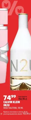 Woda toaletowa Calvin Klein IN2U promocja w Drogerie Natura