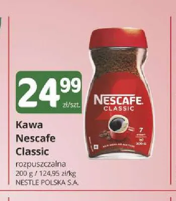 Kawa rozpuszczalna Nescafe Classic promocja w Marketvita