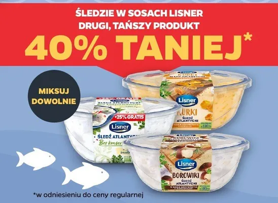 Śledzie w sosach DRUGIE -40% promocja w Netto