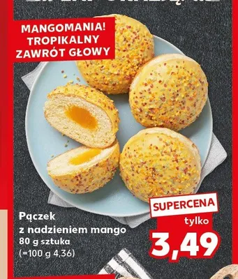 Pączek z nadzieniem mango promocja w Kaufland