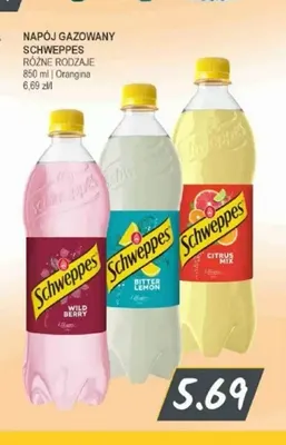 Napój gazowany Schweppes Wild Berry promocja w Słoneczko