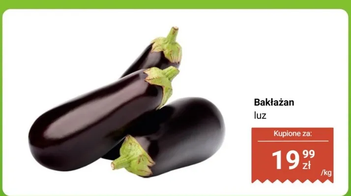 Bakłażan luz promocja w Biedronka