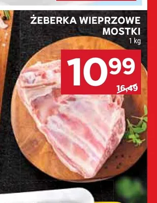 Żeberka wieprzowe mostki promocja w Stokrotka