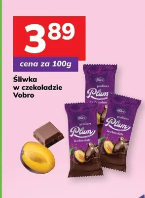 Śliwka w czekoladzie Vobro promocja w Hitpol