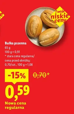 Bułka pszenna promocja w Lidl