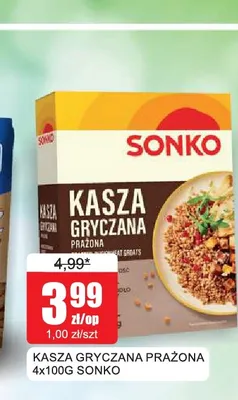 Kasza gryczana prażona Sonko promocja w Bingo