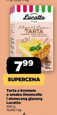 Tarta z kremem o smaku limoncello i słoneczną glazurą promocja w Netto
