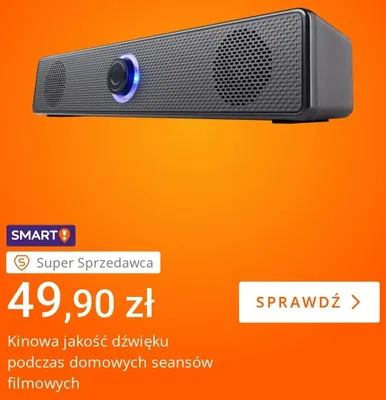 Głośnik soundbar promocja w Allegro