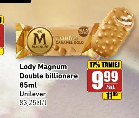 Lody Magnum Double Billionaire 85 ml promocja w API Market