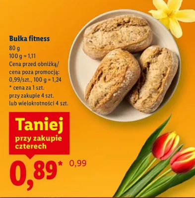 Bułka fitness promocja w Lidl