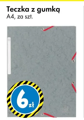 Teczka z gumką A4 promocja w Tedi