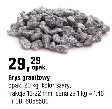 Grys granitowy kolor szary promocja w OBI