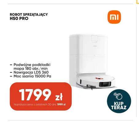 Robot sprzątający Xiaomi H50 PRO promocja w Max Elektro