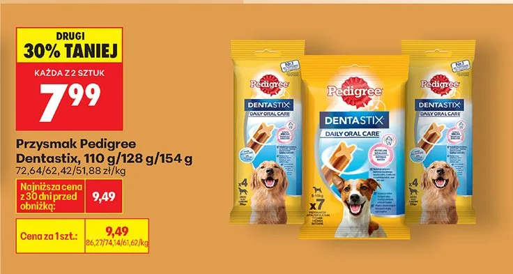 Przysmak dla psów Dentastix promocja w Biedronka