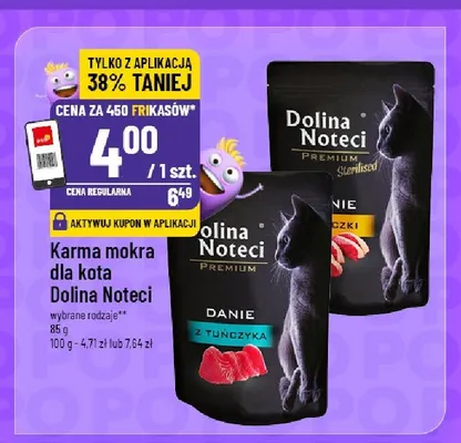 Karma mokra dla kota Dolina Noteci Premium Danie z tuńczyka promocja w POLOmarket