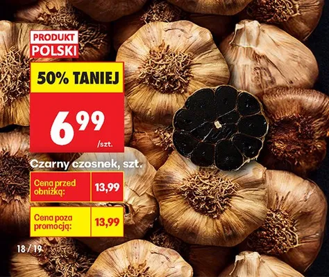 Czosnek czarny czosnek promocja w Biedronka
