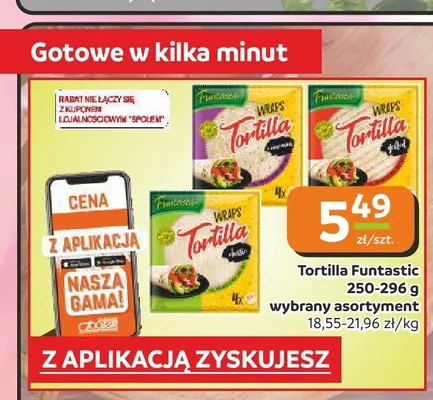 Tortilla Funtastic promocja w Społem Częstochowa