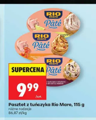 Pasztet z tuńczyka z oliwkami Rio Mare promocja w Biedronka