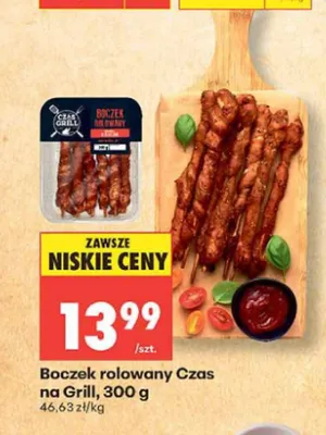 Boczek rolowany Czas na Grill promocja w Biedronka