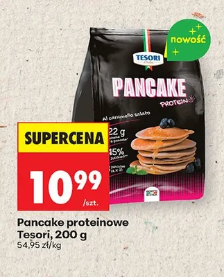 Pancake proteinowe Tesori 200g promocja w Biedronka
