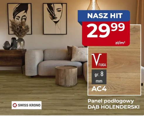 Panel podłogowy Dąb Holenderski promocja w PSB Mrówka