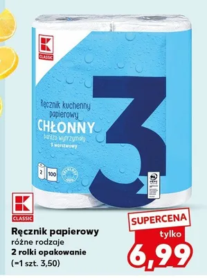 Ręcznik papierowy różne rodzaje promocja w Kaufland