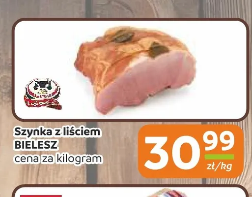 Szynka z liściem Bielesz promocja w Społem Częstochowa