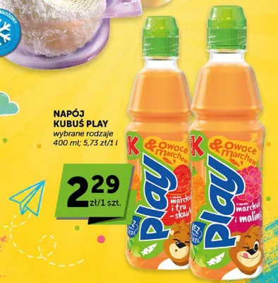 Napój Kubuś Play promocja w Groszek