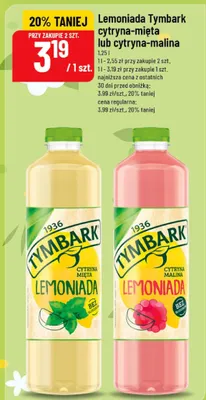 Lemoniada Tymbark cytryna-mięta promocja w POLOmarket