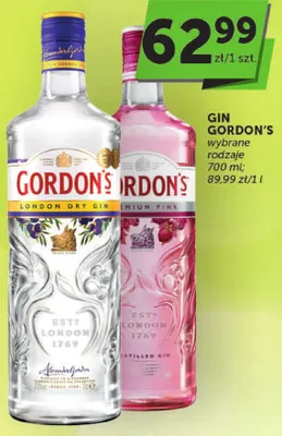 Gin wybrane rodzaje promocja w ABC