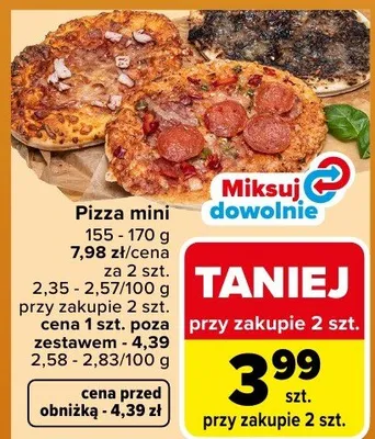 Pizza mini promocja w Carrefour