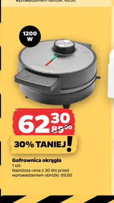 Gofrownica okrągła promocja w Netto