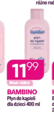 Płyn do kąpieli dla dzieci Bambino promocja w Drogerie Koliber