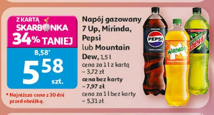 Napój gazowany promocja w Auchan