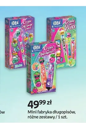 Mini fabryka długopisów Clementoni IDEA promocja w Empik