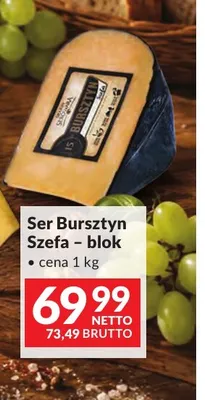 Ser Bursztyn Szefa blok Skarby Serowara promocja w Makro