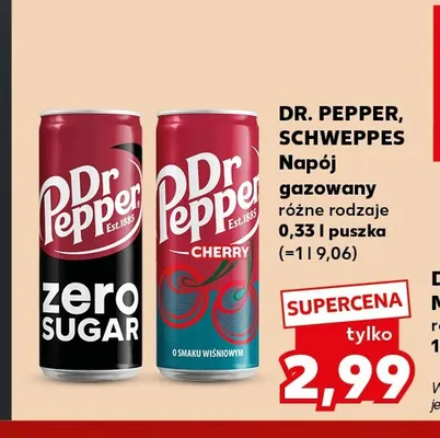 Napój gazowany Schweppes promocja w Kaufland