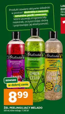 Żel peelingujący pod prysznic Melado Limoncello promocja w Stokrotka