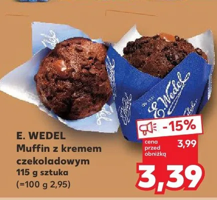 Muffin z kremem czekoladowym promocja w Kaufland