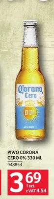 Piwo bezalkoholowe Corona Cero promocja w Selgros