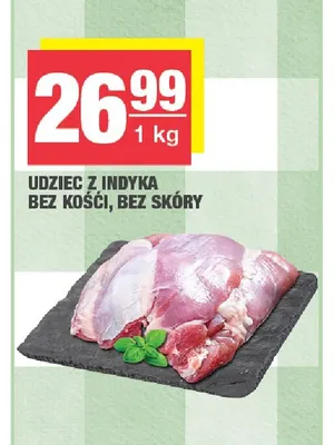 Udziec z indyka bez kości bez skóry promocja w SPAR